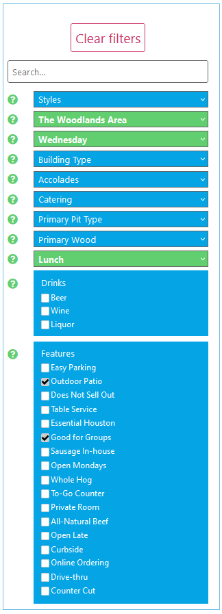 HOUBBQ Guide Filters