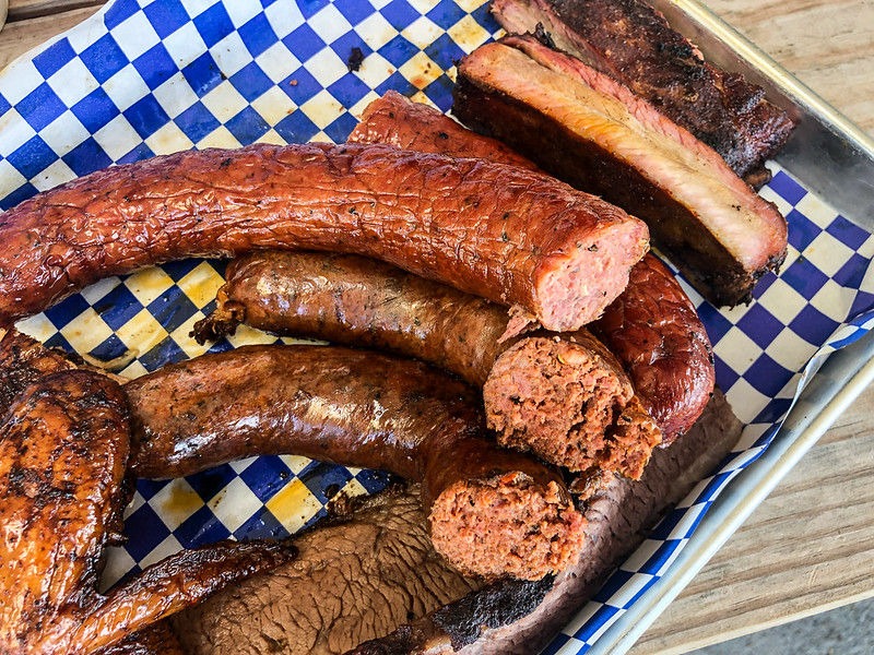 A selection of sausages from Lonestar Sausage & BBQ